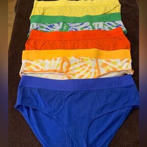 Aerie for American Eagle 5–Pack Logo Cotton Boyshort Panties Size XL Never Worn
